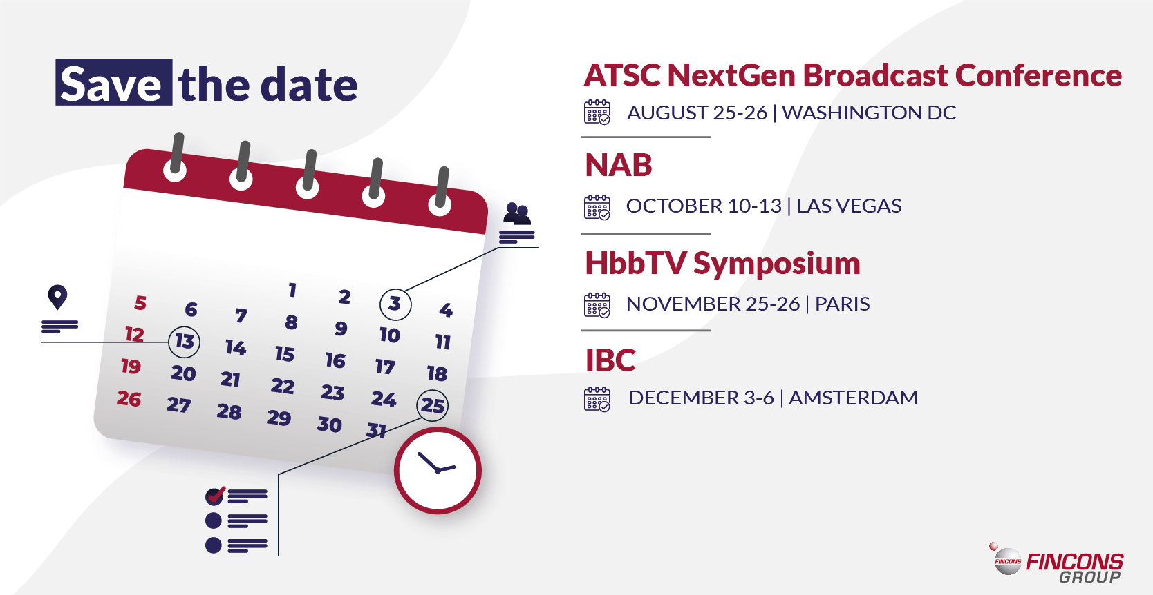 ATSC-Konferenz und kommende Medienveranstaltungen!
