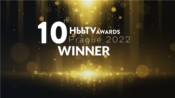 Fincons gewinnt den 10. HbbTV Award 2022 in Prag.
