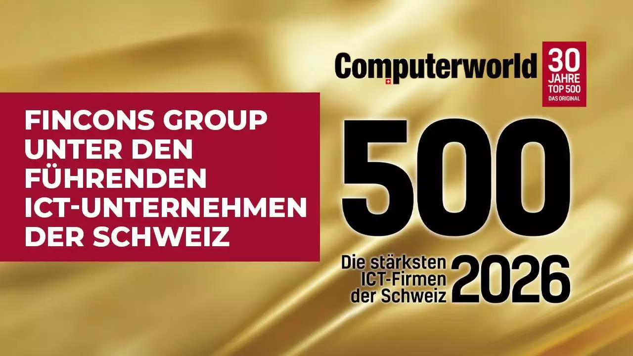Fincons Group im Computerworld CH TOP500 Ranking 2026