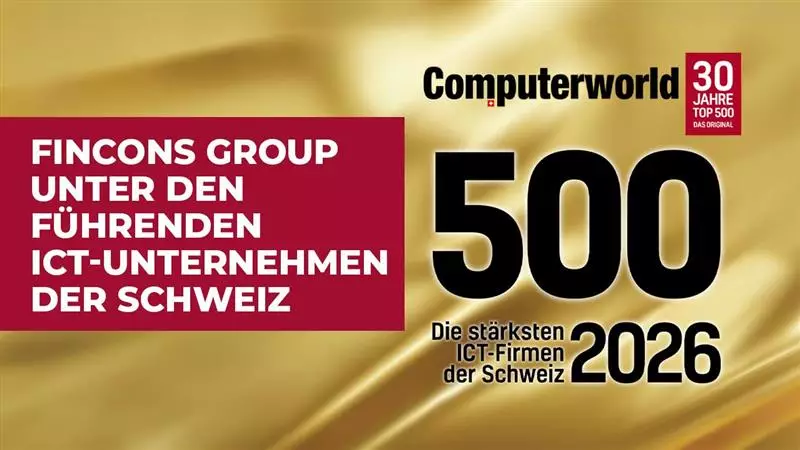 Fincons Group im Computerworld CH TOP500 Ranking 2026